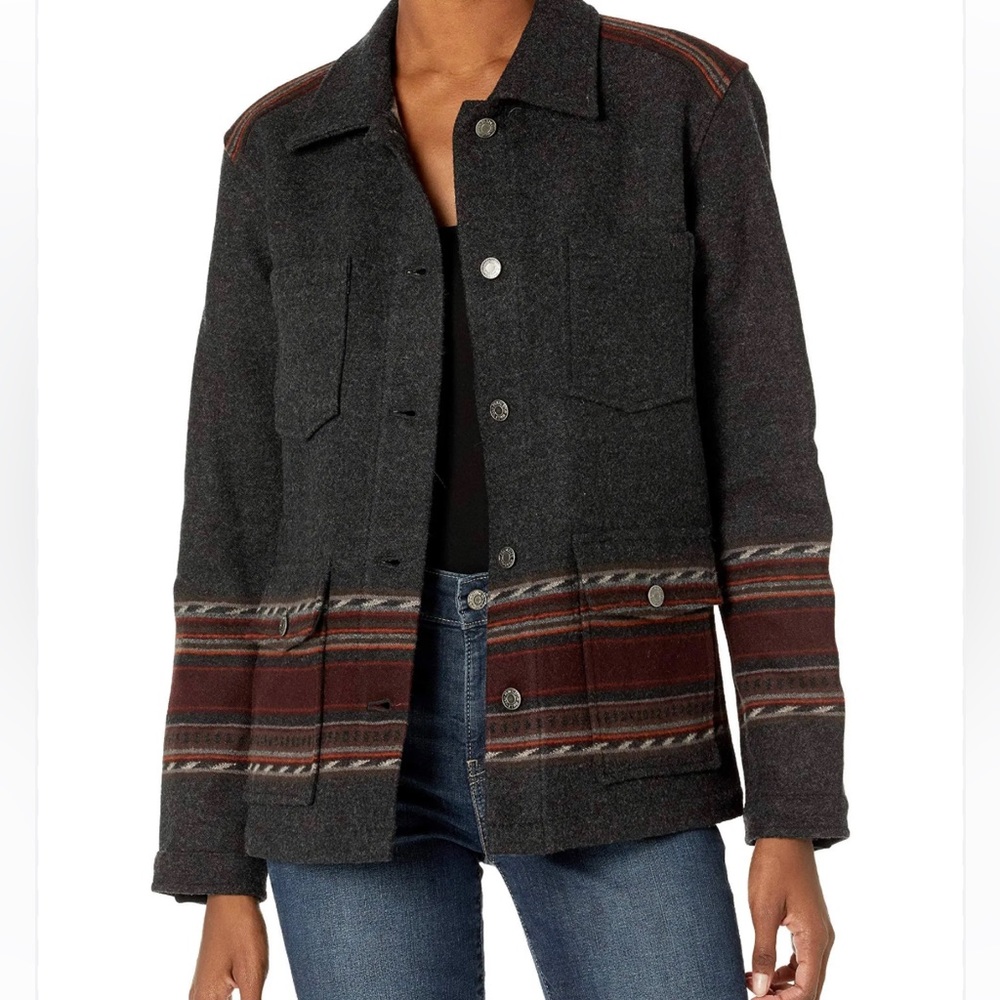 ISO Pendleton western horizons coat